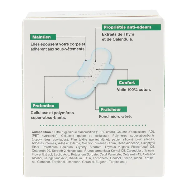 Saugella Cotton Touch Serviettes hygiéniques jour