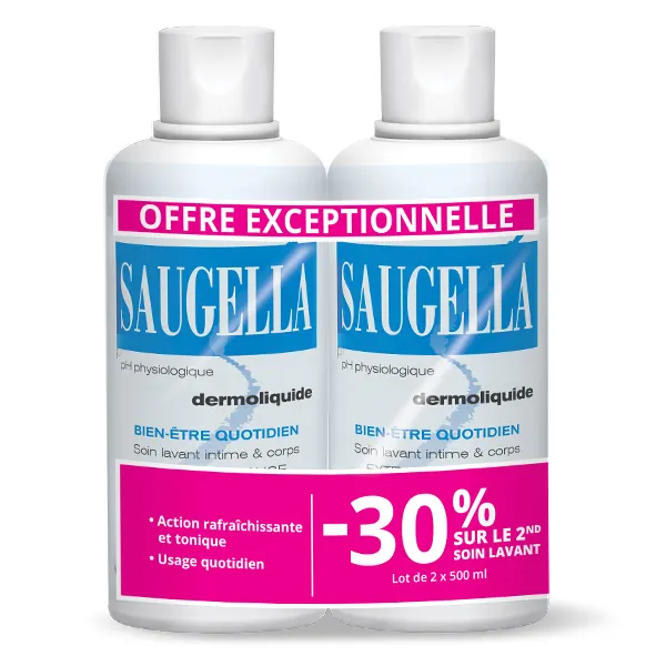 Saugella Dermoliquide soin lavant intime