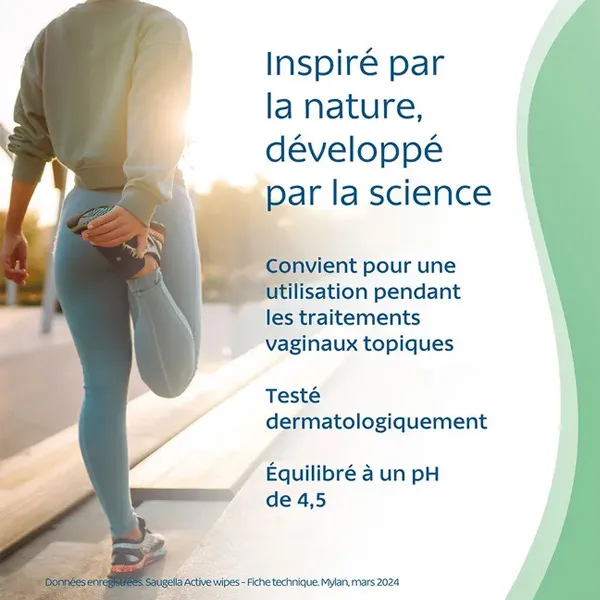 Saugella Lingettes intimes nettoyantes