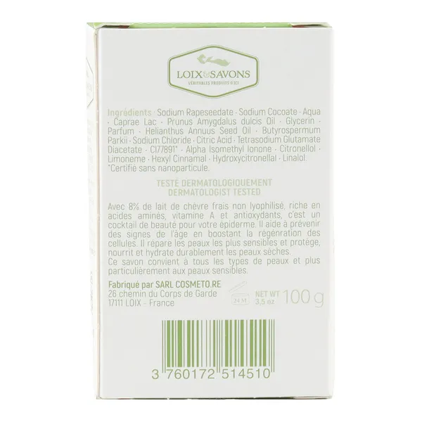 Savon artisanal au lait d'ânesse