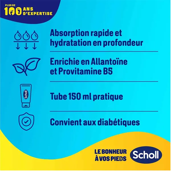 Scholl Crème Nutrition Intense pieds et ongles