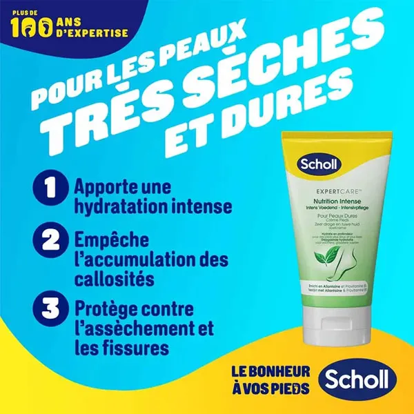 Scholl Crème Nutrition Intense pieds et ongles