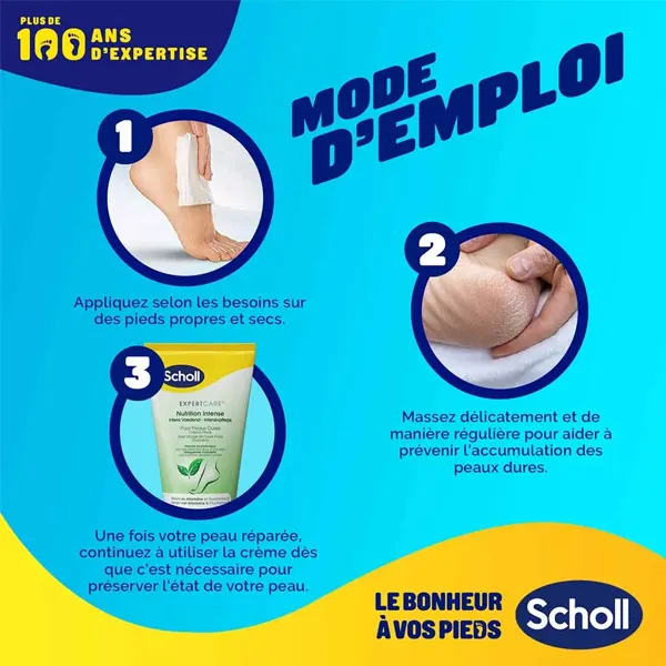 Scholl Crème Nutrition Intense pieds et ongles