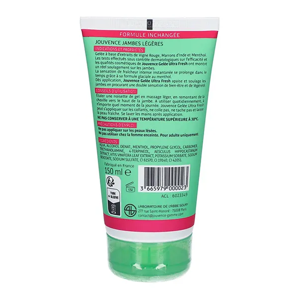 Jouvence gelée ultra fresh jambes légères