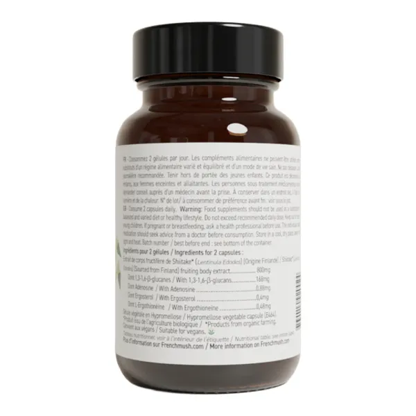 French Mush Shiitake bio gélules