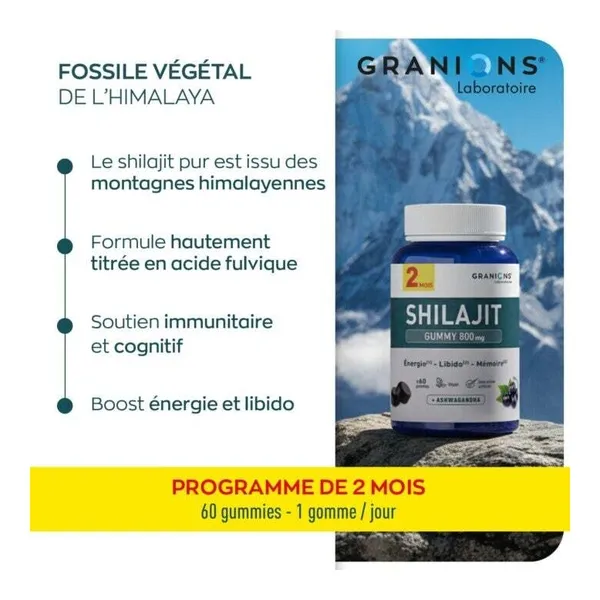Granions Shilajit 800 mg gummies