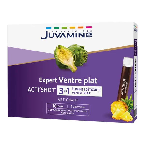 Juvamine Expert Ventre plat Acti Shot unidoses