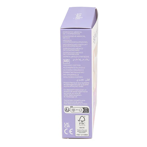 Sigvaris Active Coton bio chaussettes de contention femme classe 2