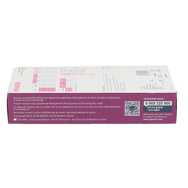 Sigvaris Dynaven Transparent Bas de Contention Femme Classe 2