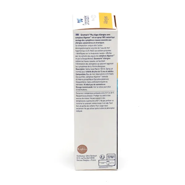 Sinomarin Plus Algae Allergies spray nasal