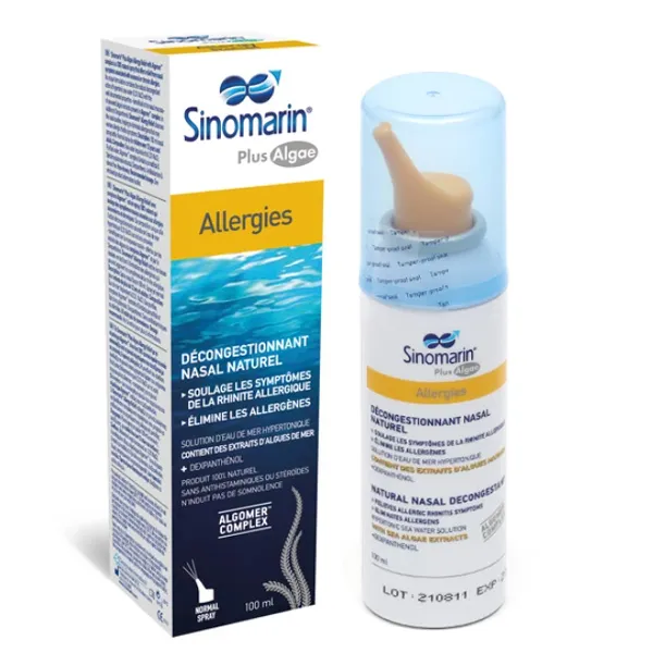 Sinomarin Plus Algae Allergies spray nasal