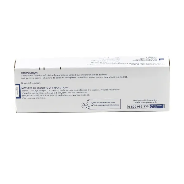 Sinovial One 2 % seringue 2,5 ml