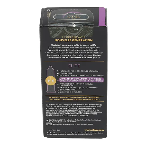 Manix Skyn Elite préservatifs sans latex