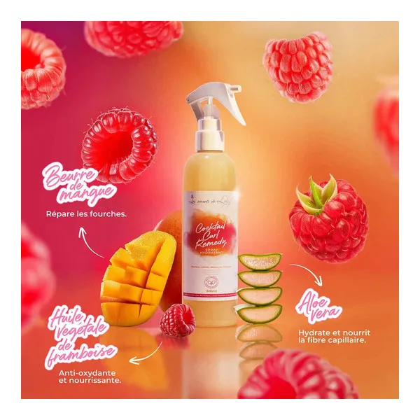 Les secrets de Loly Cocktail Curl Remedy spray hydratant