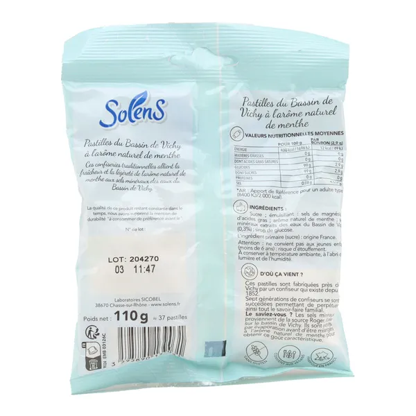 Solens pastilles Vichy