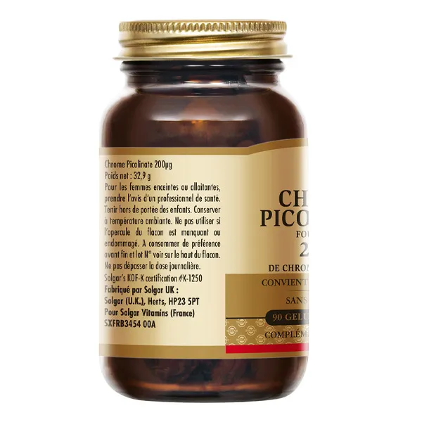 Solgar Chrome picolinate 200 µg gélules