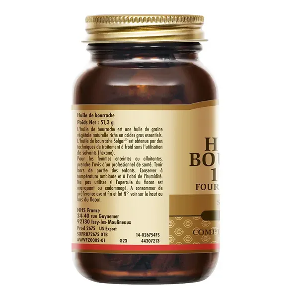 Solgar Huile de bourrache capsules