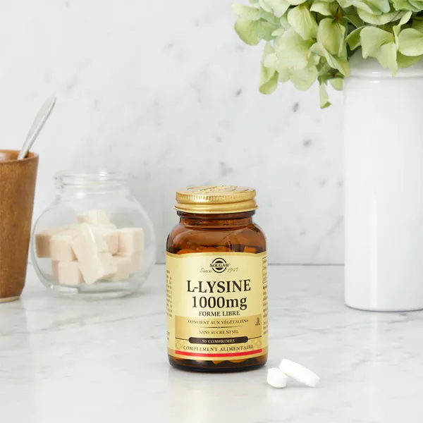 Solgar L-Lysine 1000 mg comprimés