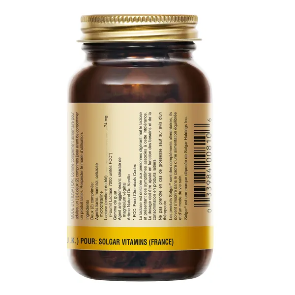 Solgar Lactase comprimés à croquer