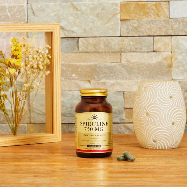 Solgar Spiruline 750 mg gélules