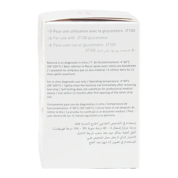 Bandelettes pour lecteur de glycémie Spengler JT100