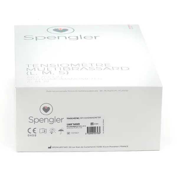 Spengler tensiomètre manopoire Lian Nano  + 3 brassards