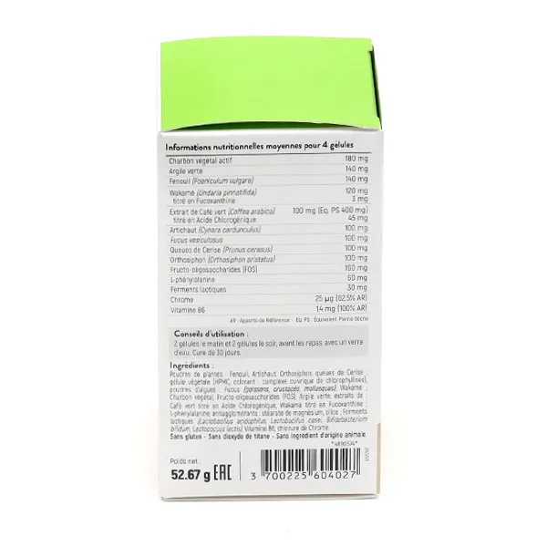 STC Nutrition taille abdos ventre plat gélules