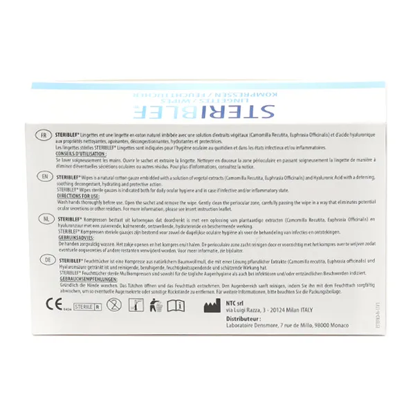 Steriblef Lingettes périoculaires