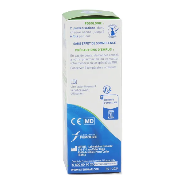 Stérimar Rhinite allergique spray nasal