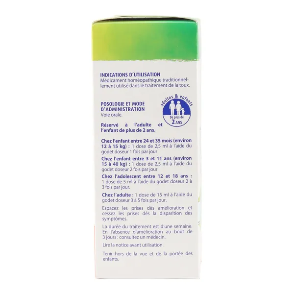 Stodaline Boiron sans sucre sirop