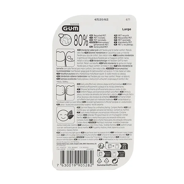 Gum Soft Picks 40 bâtonnets interdentaires