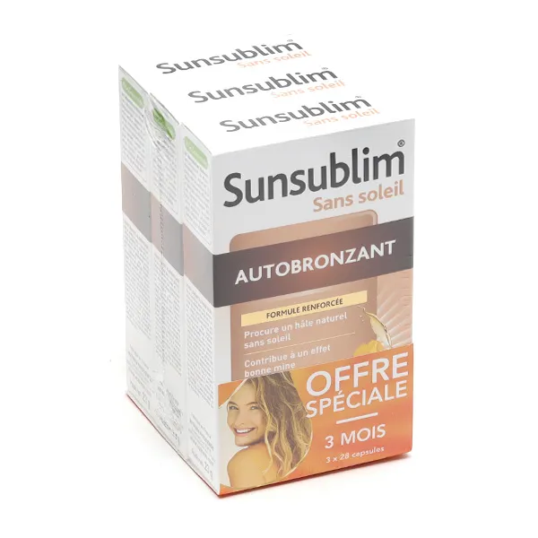 Sunsublim Autobronzant sans soleil capsules