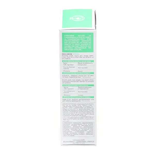 SVR Spirial Déo-crème anti-transpirant intense 48h