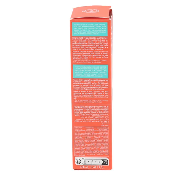 SVR Sun Secure fluide solaire photo-age SPF 50+