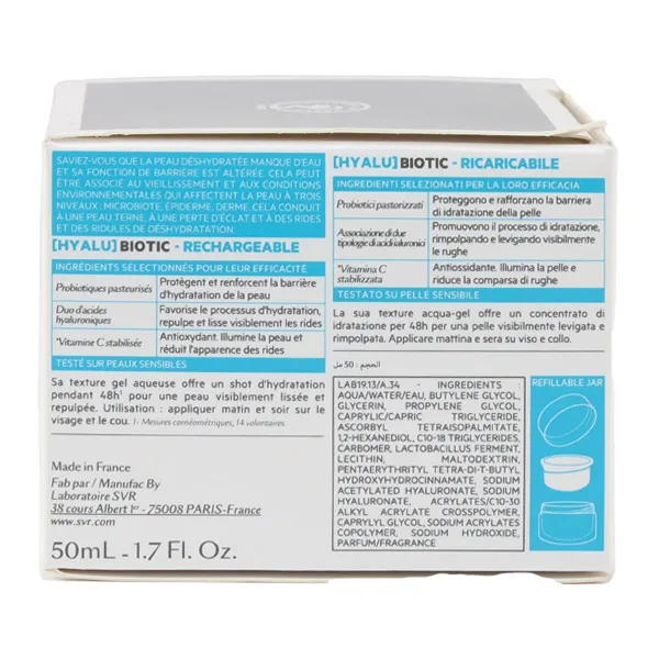 SVR Hyalu Biotic Gelée repulpante lissante