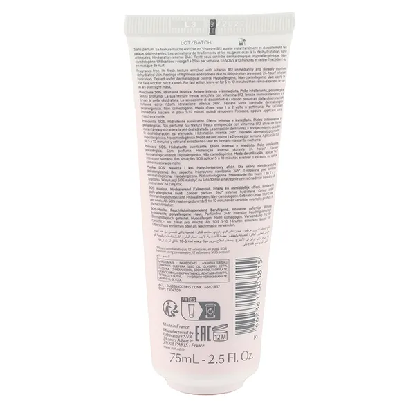 SVR Sensifine masque SOS apaisant et hydratant