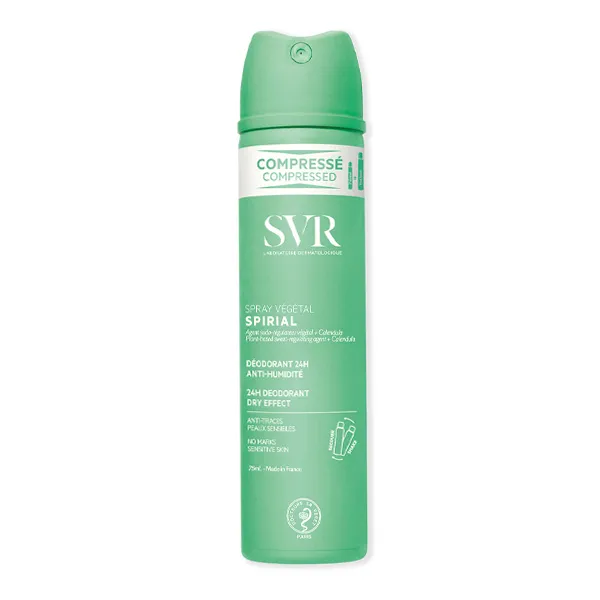 SVR Spirial déodorant végétal spray compressé efficacité 24h