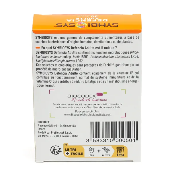 Symbiosys Defencia Adulte gélules