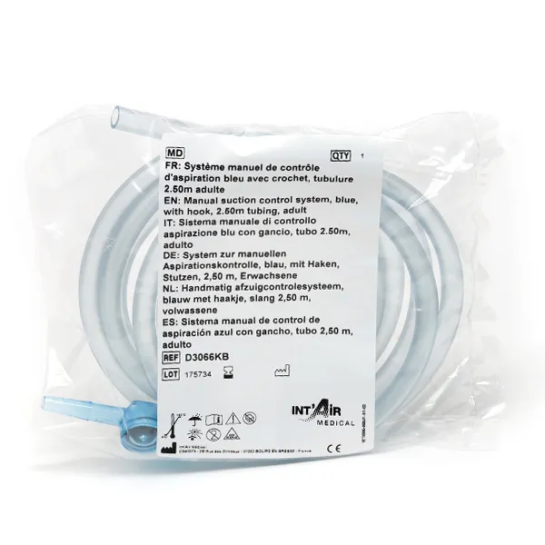 Uni'valve stop vide avec tubulure 250 cm