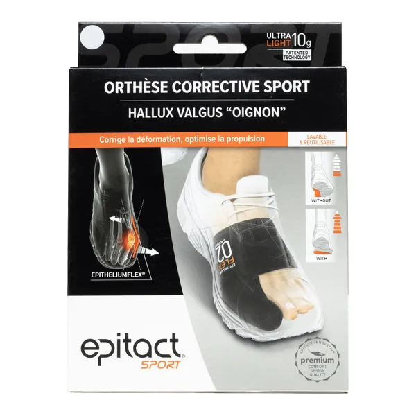 Epitact Sport Epithelium Flex 02 orthèse hallux valgus