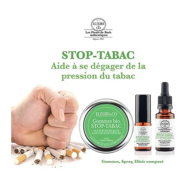 Elixirs and Co Fleurs de Bach Stop Tabac bio Gummies