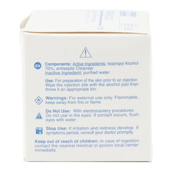 Tampon alcool 70% en sachet individuel