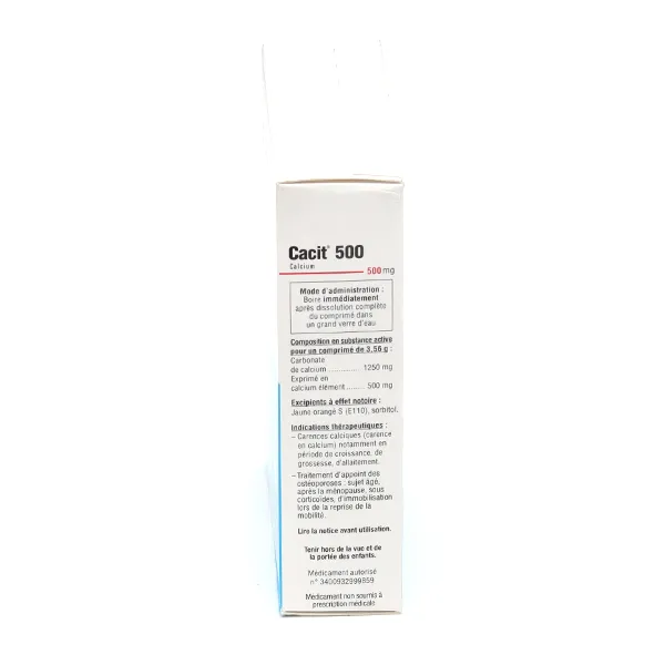 Cacit 500 mg comprimés effervescents