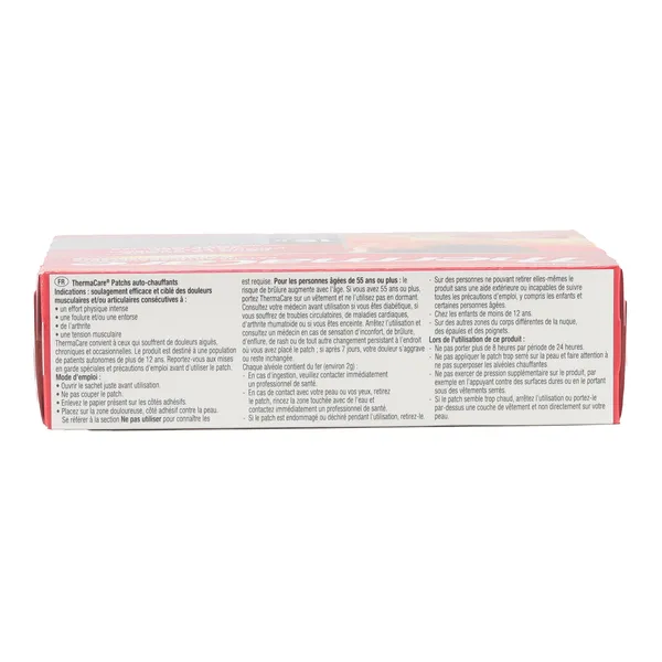 ThermaCare patch auto-chauffant nuque épaule poignet
