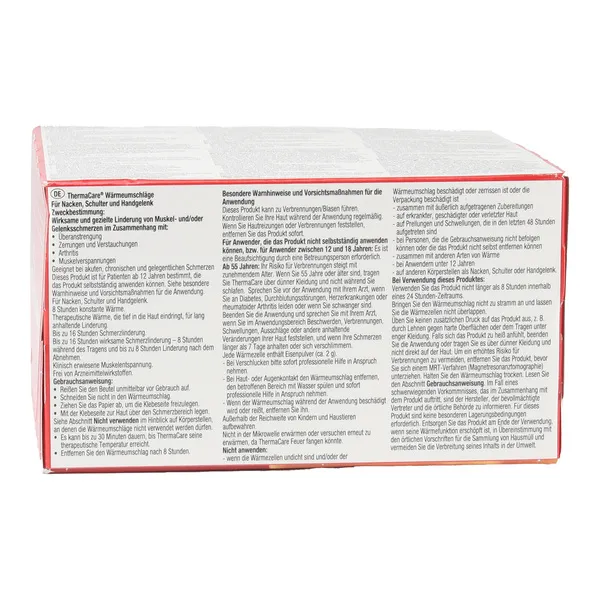 ThermaCare patch auto-chauffant nuque épaule poignet