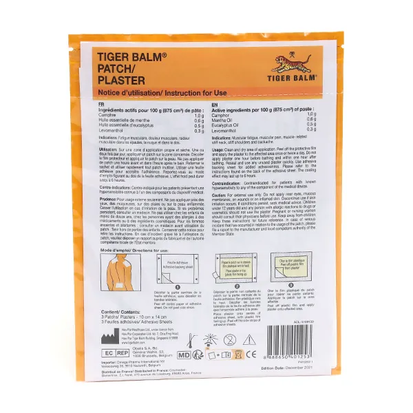 Tiger Balm anti-douleurs patchs