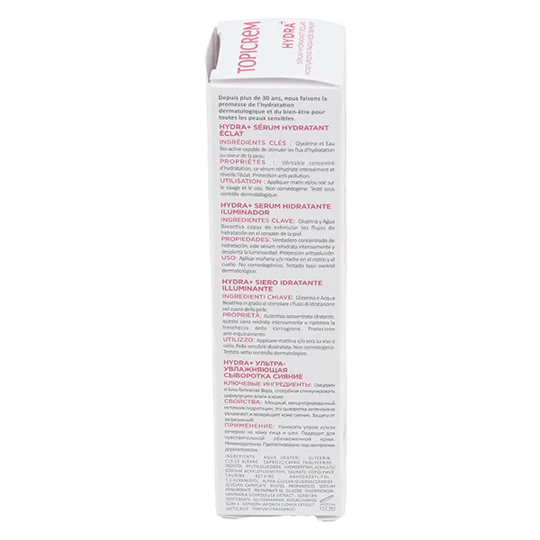 Topicrem Hydra+ sérum hydratant éclat