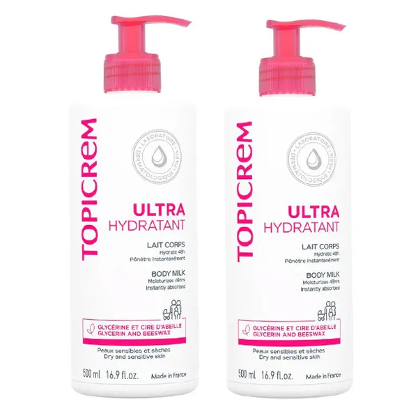 Topicrem lait corps ultra hydratant