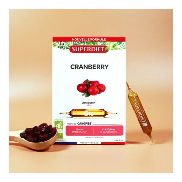 Super Diet Cranberry ampoules Bio