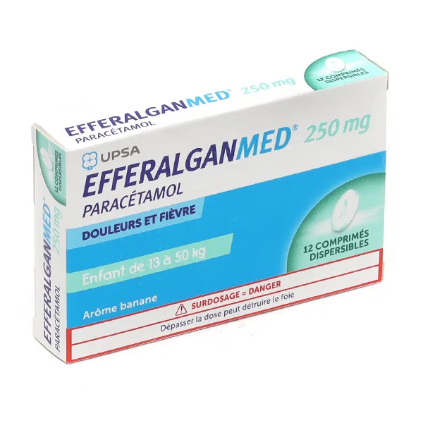 EfferalganMed 250 mg comprimé dispersible